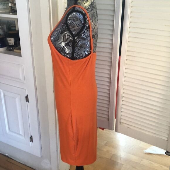 Sunflowers Poly Spandex Sundress with adjustable straps. Medium no size tag. - Picture 4 of 9